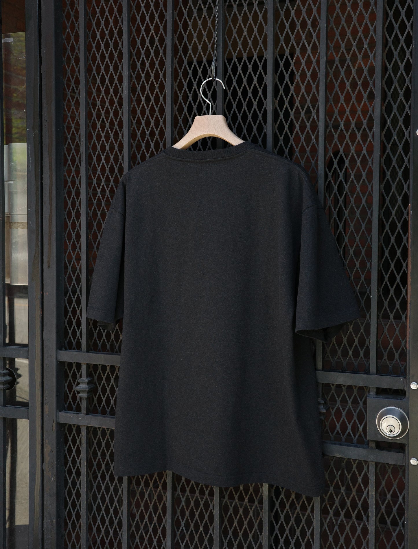 BATONER Men MERIYASU T-SHIRT HEAVY (PACK) Heather Black