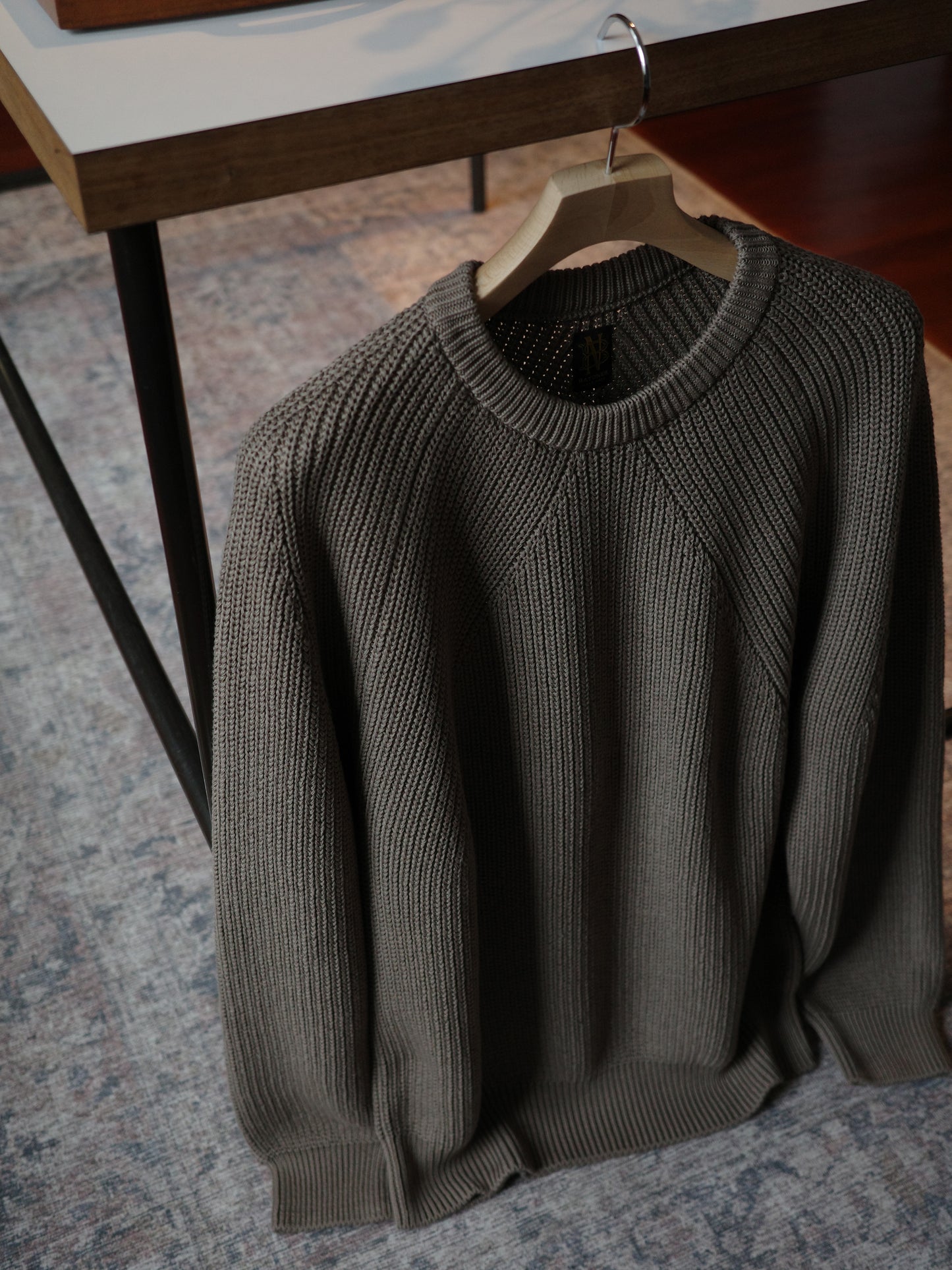 BATONER Signature Crew Neck - Taupe