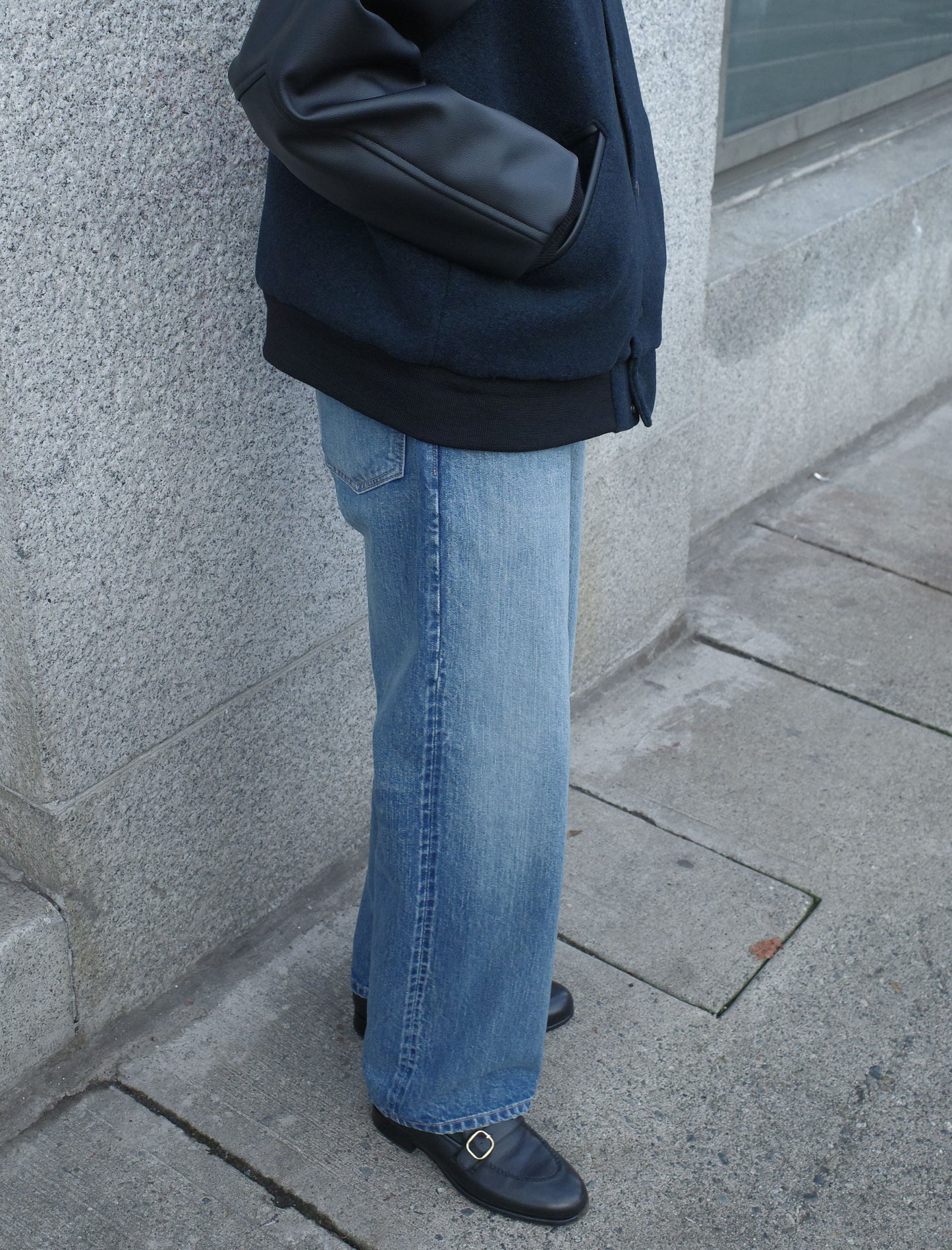 CIOTA Baggy 5 Pocket Pants - Medium Dark Blue
