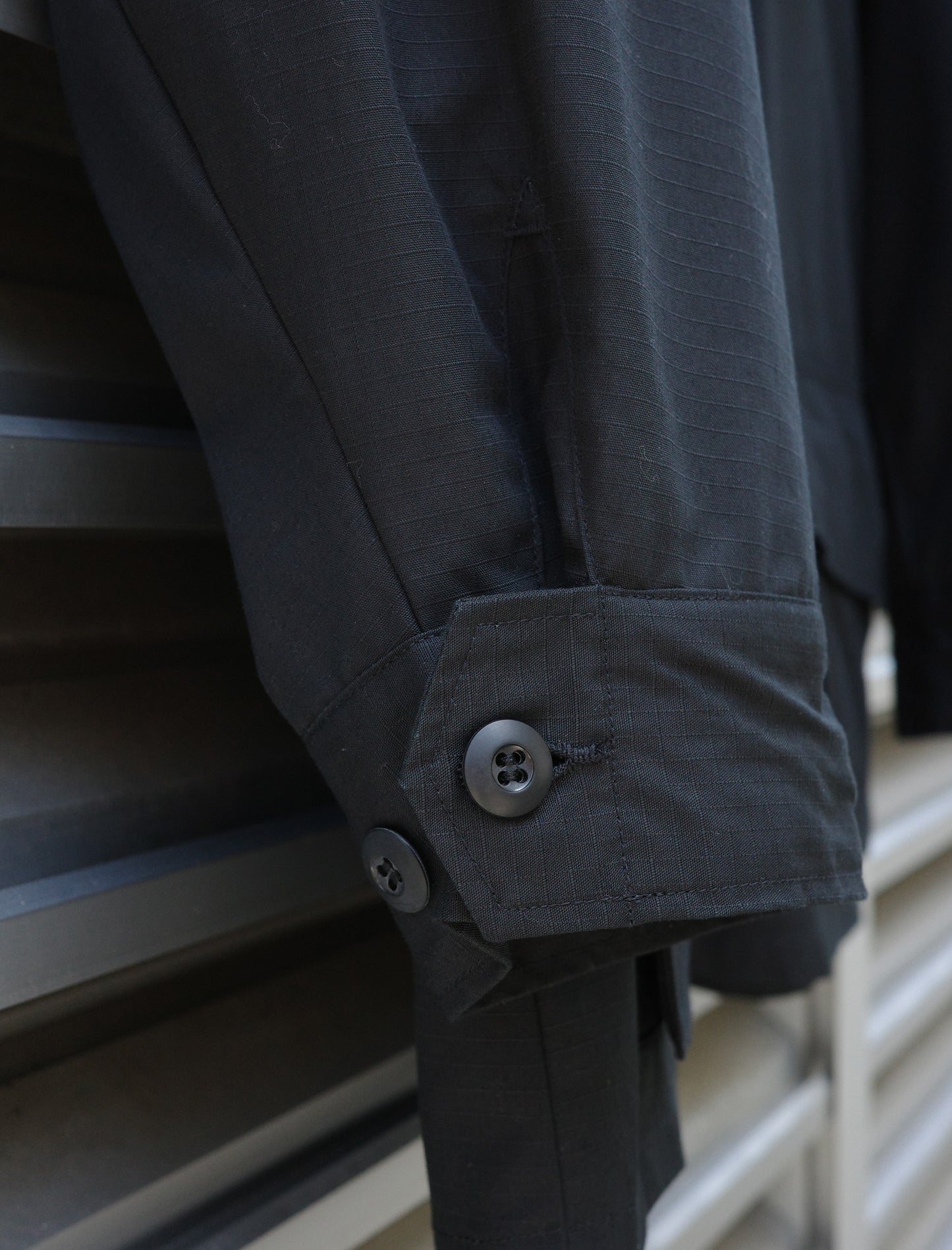 Rip-stop Jungle Fatigue Jacket - Black