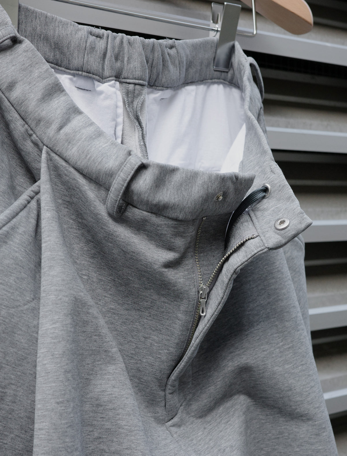 KANEMASA PHIL. 36G Heather Trousers Charcoal Dyed