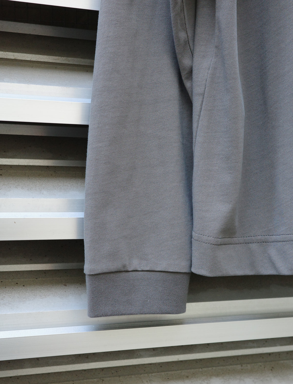 KANEMASA PHIL. 36G High Twist L/S Tee Charcoal