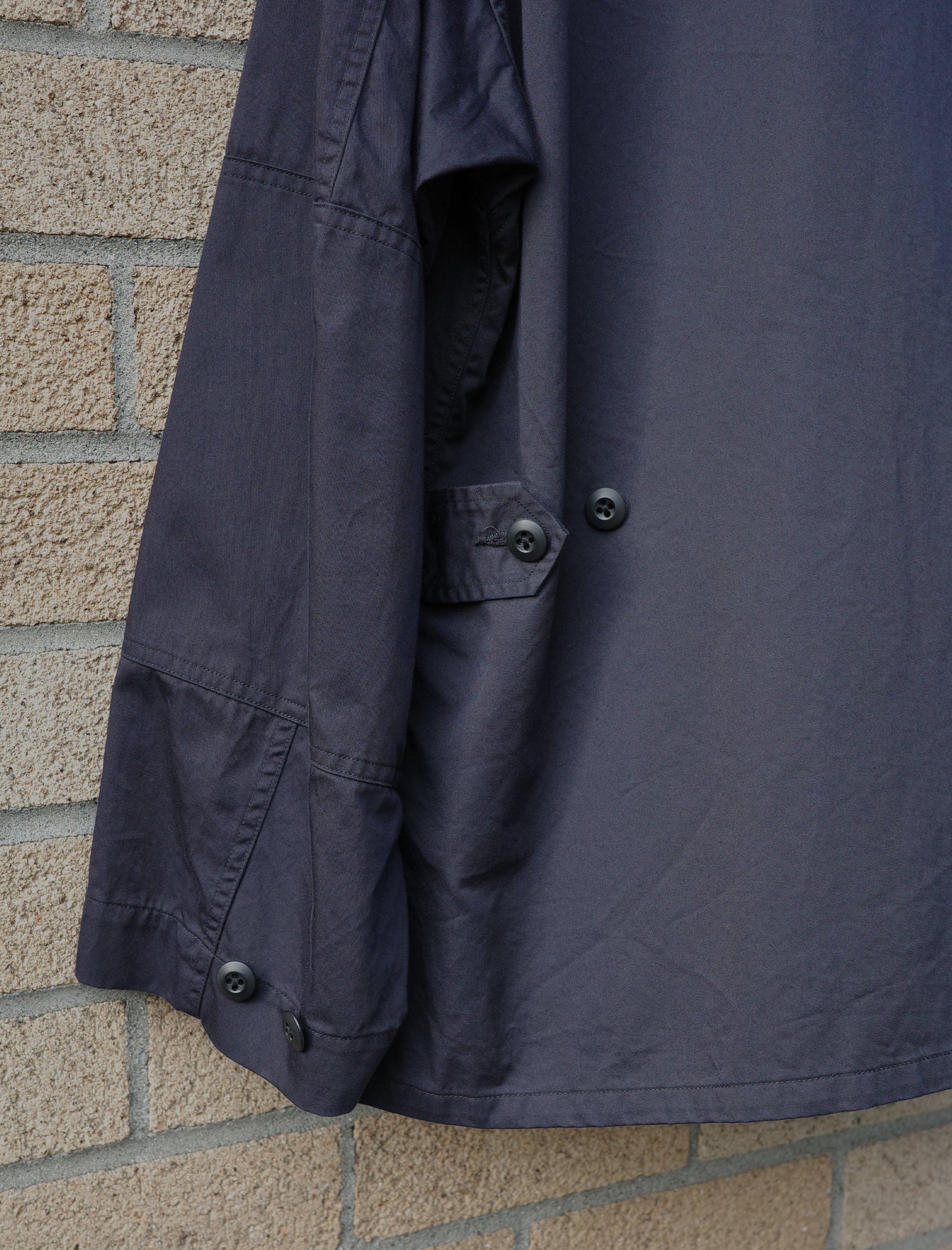 Y Organic Cotton High Density Satin Blouson - Navy