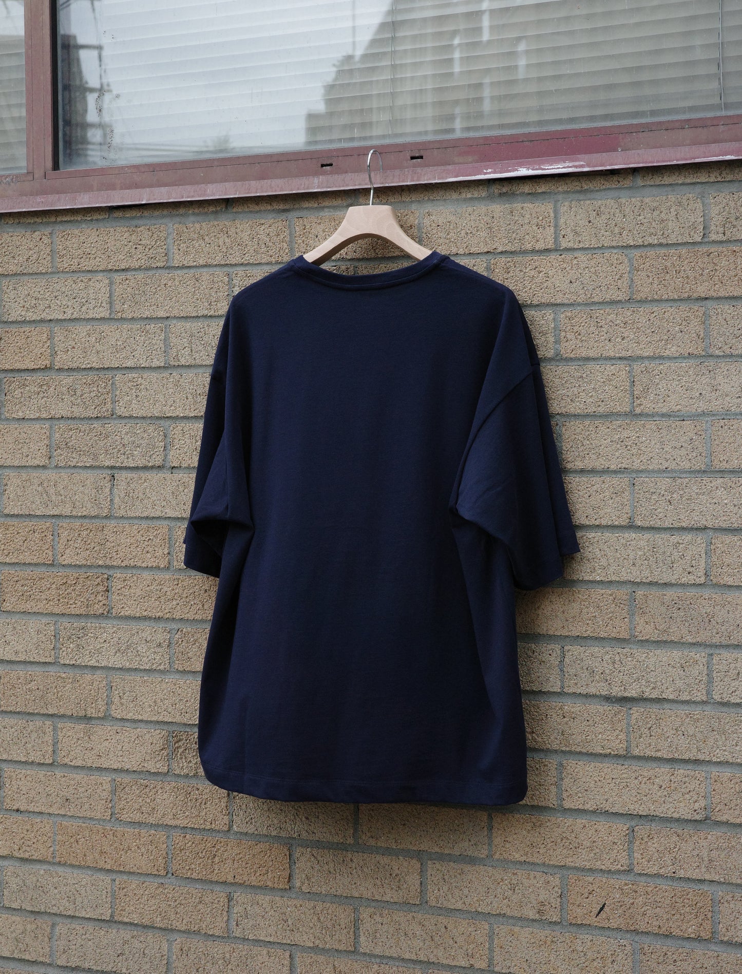 YLEVE Organic Cotton Bio Loose T-Shirt - Navy