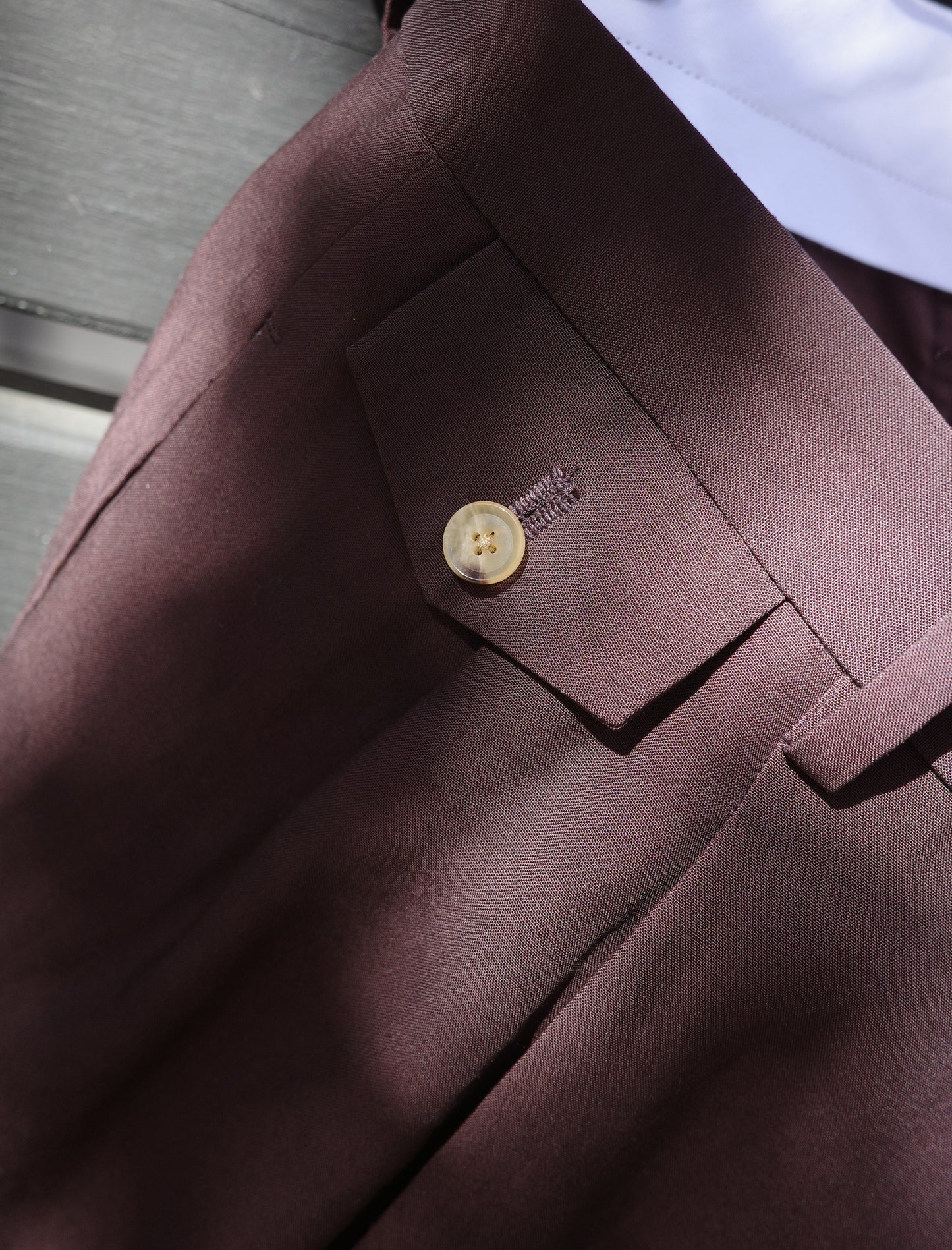 YLEVE Tencel Trousers - Burgandy