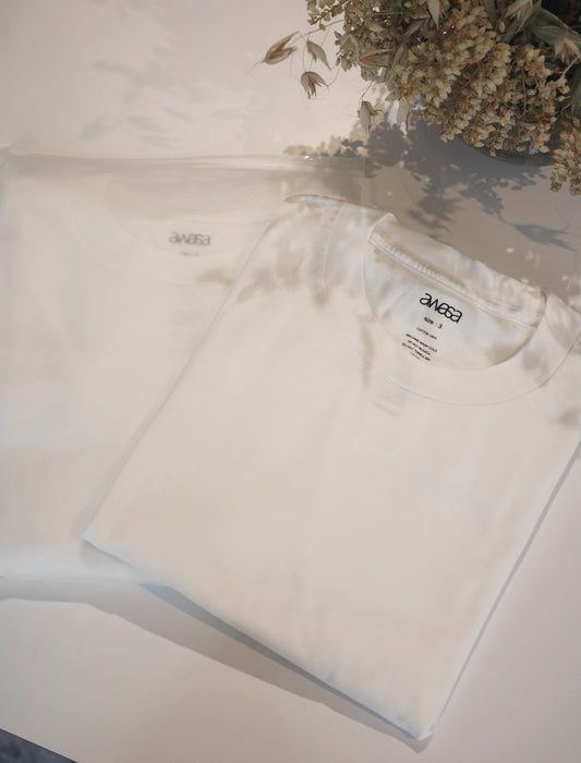 2-Pack Crewneck T-Shirts - White