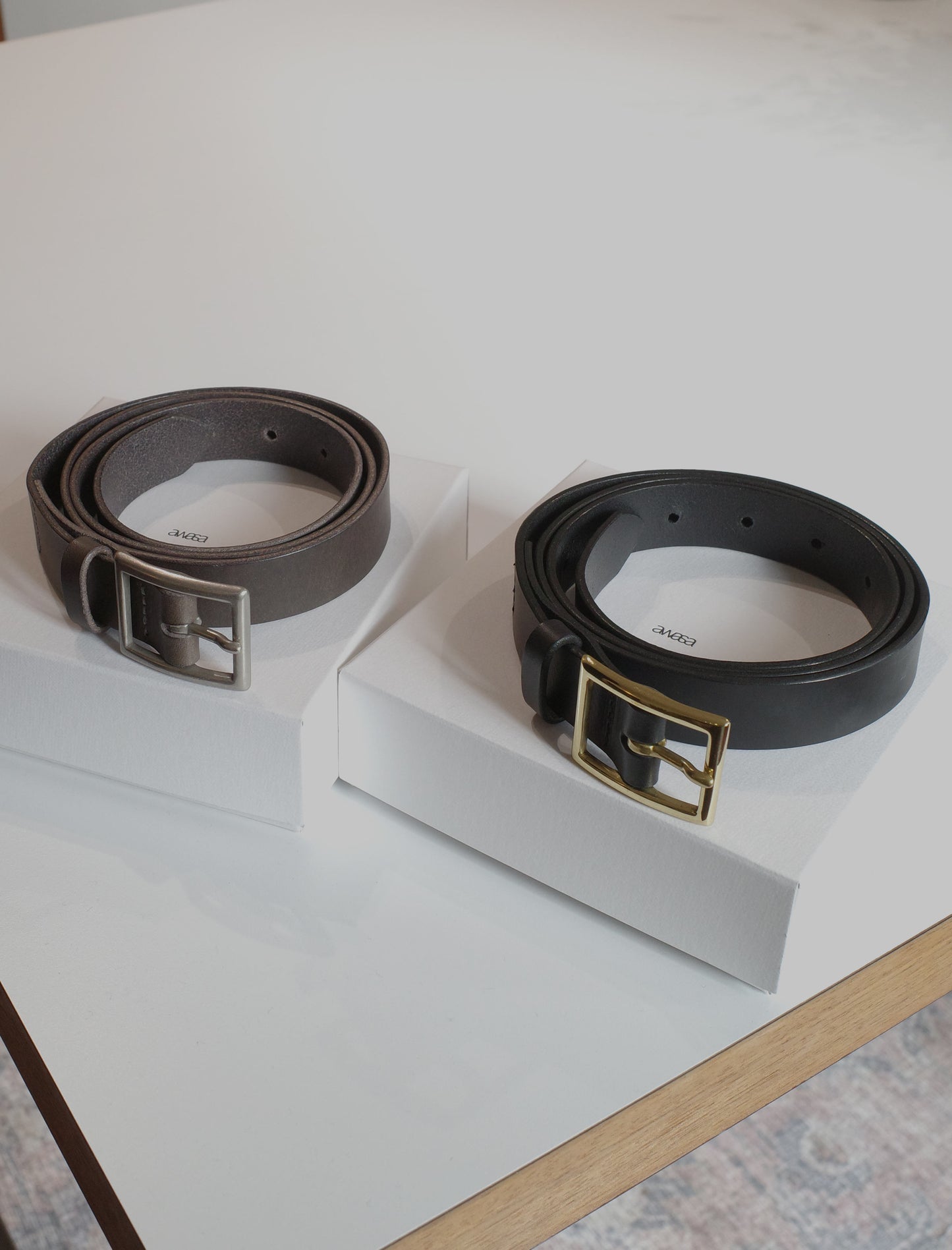 awasa Italian Pull-up Leather Belt
