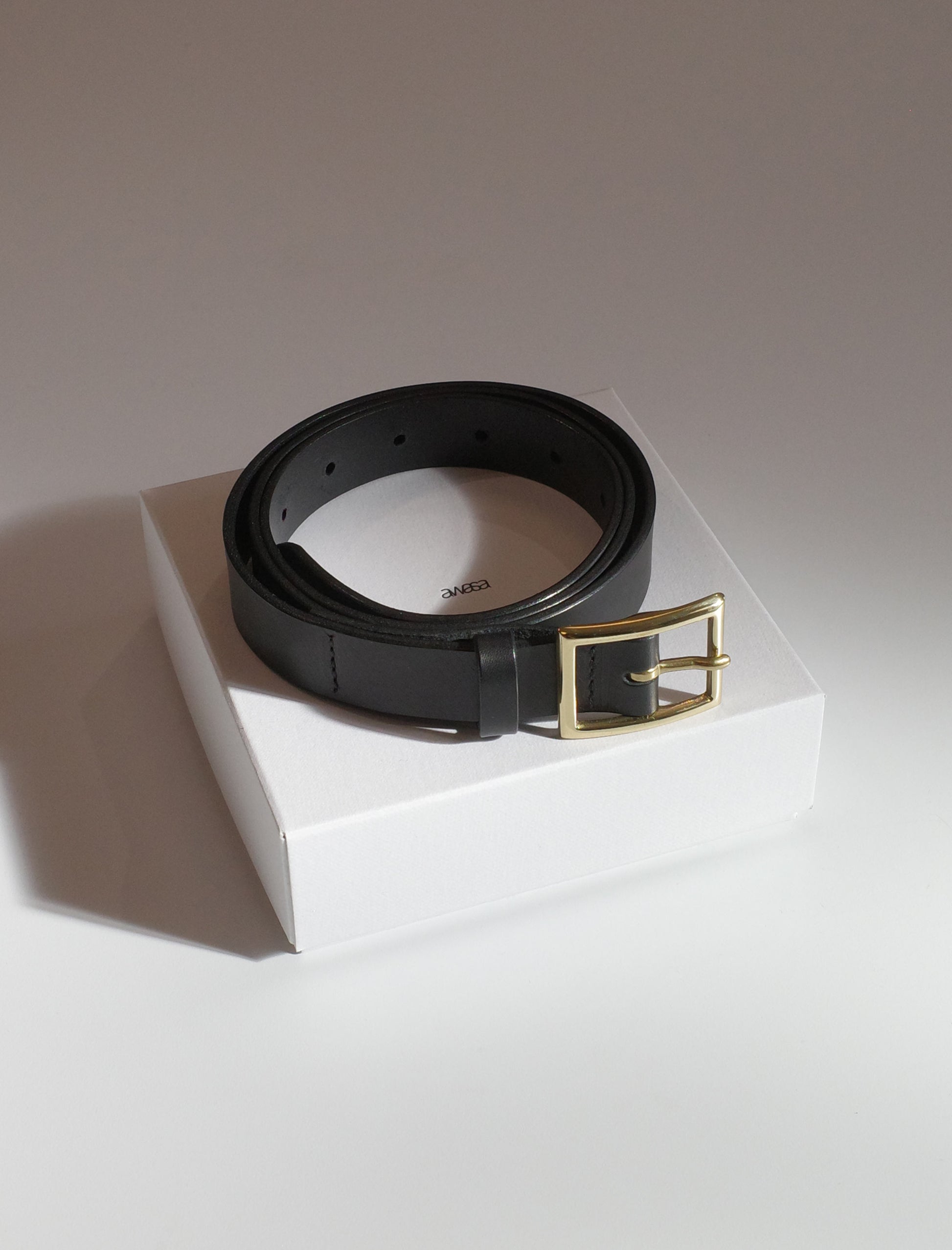 awasa Italian Pull-up Leather Belt