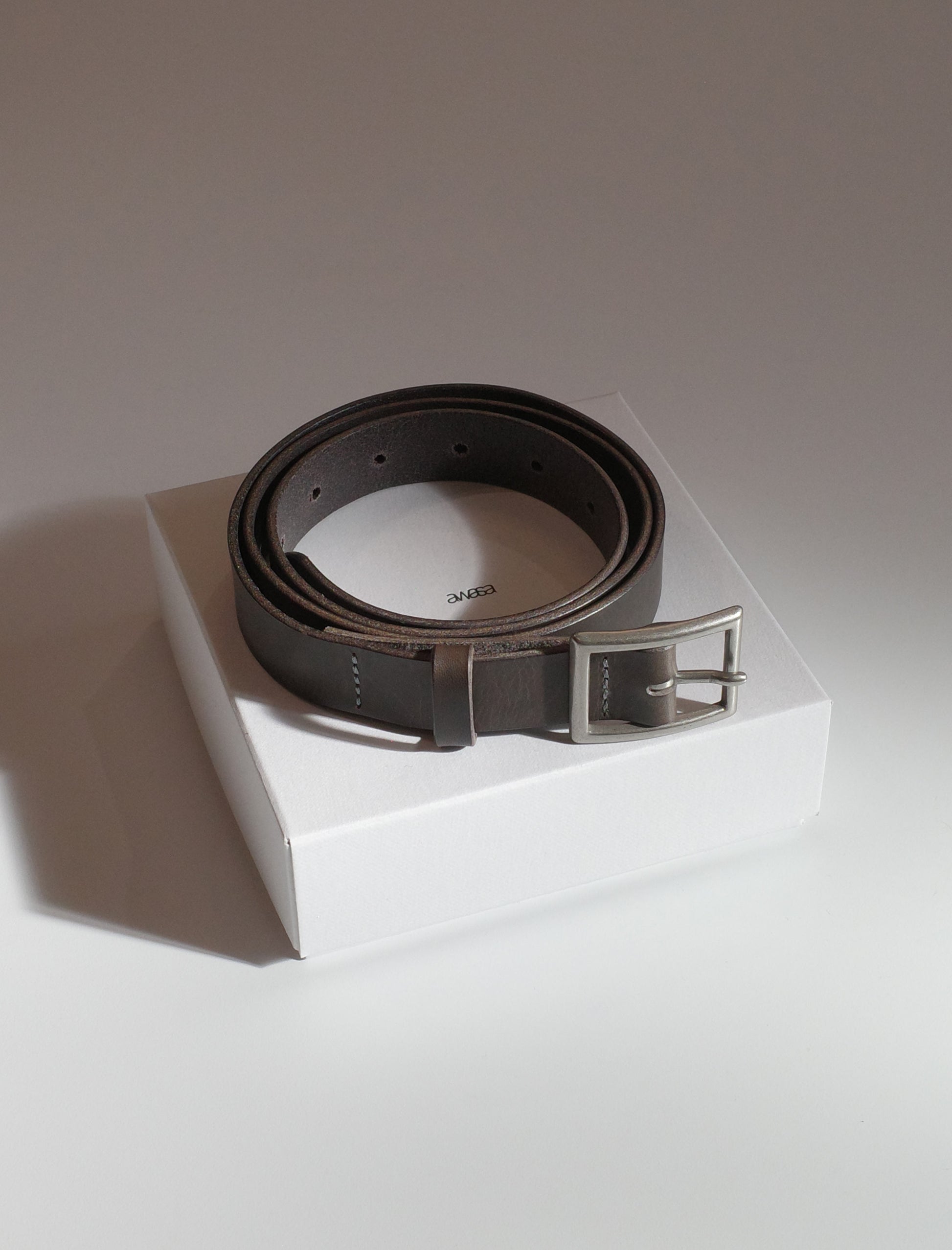 awasa Italian Pull-up Leather Belt