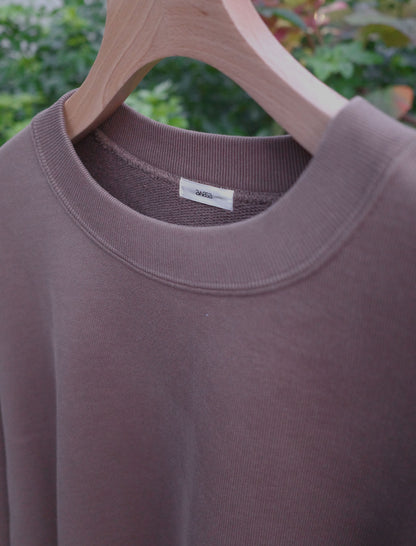 awasa Supima Aging Cotton Crewneck Sweatshirt - Faded Brown