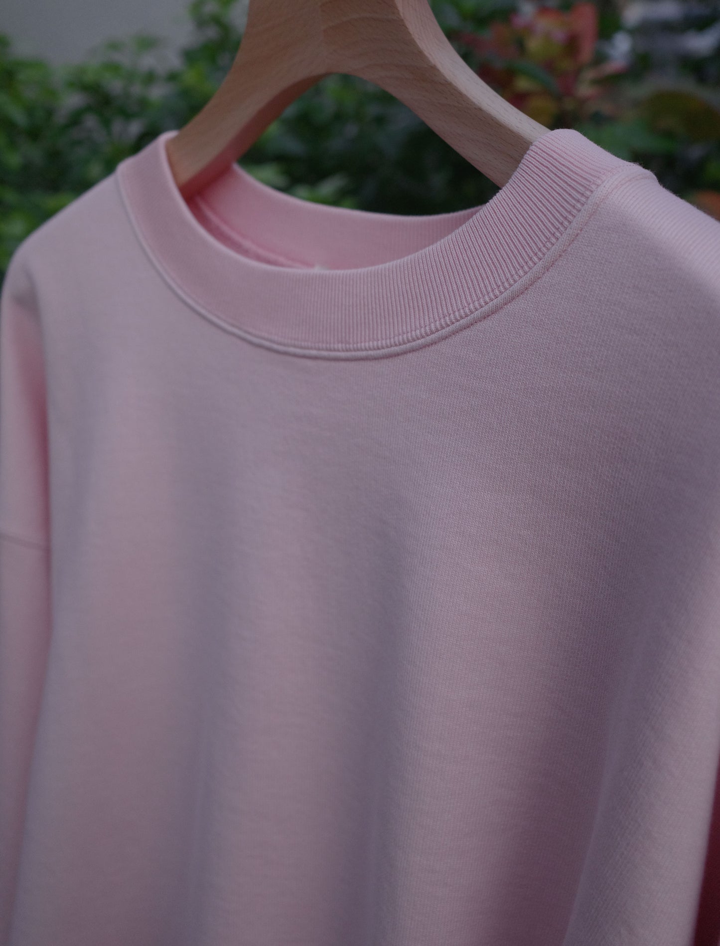 awasa Supima Aging Cotton Crewneck Sweatshirt - Faded Pink