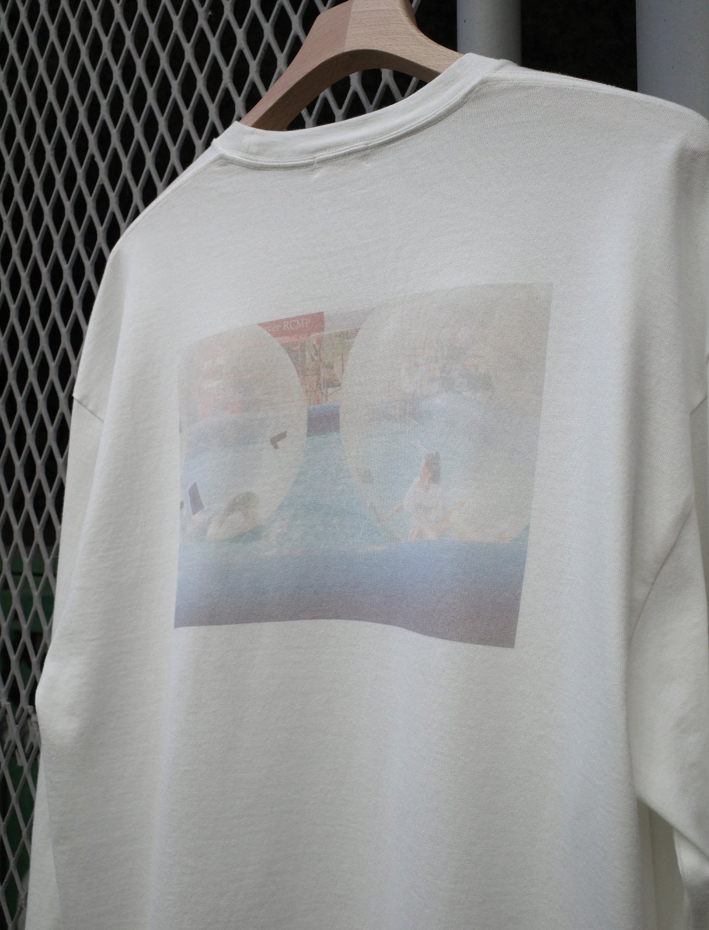 awasa Takuroh Toyama × awasa Photo Print L/S T-Shirt Pool
