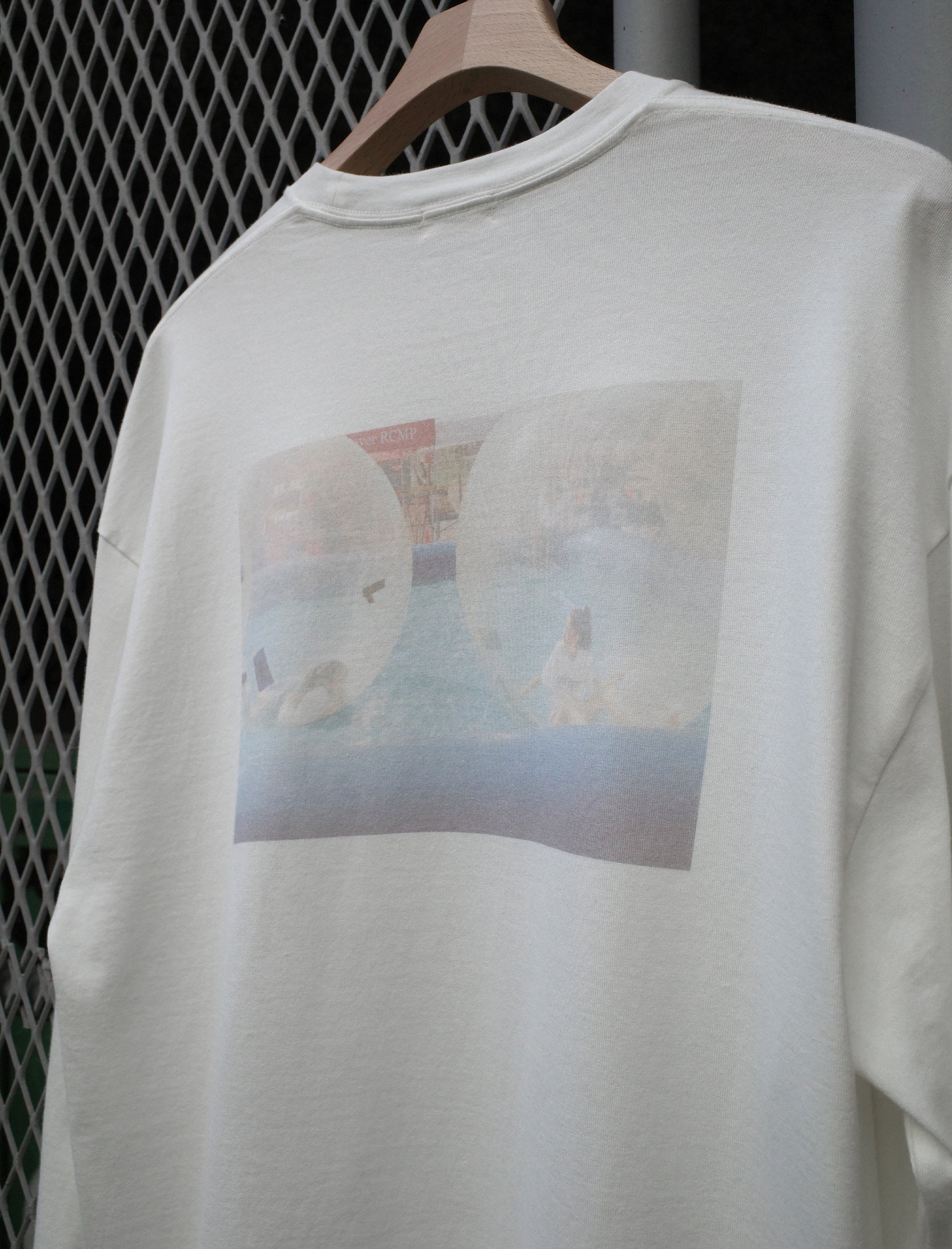awasa Takuroh Toyama × awasa Photo Print L/S T-Shirt Pool