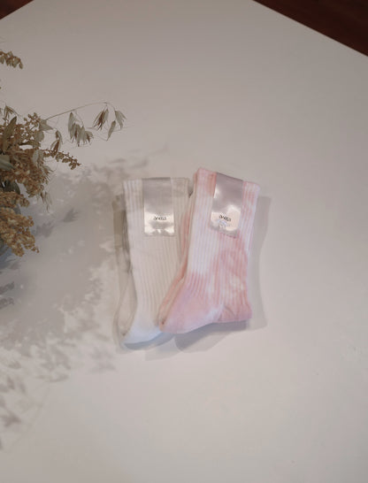 Tube Socks - Tie-dye Pink