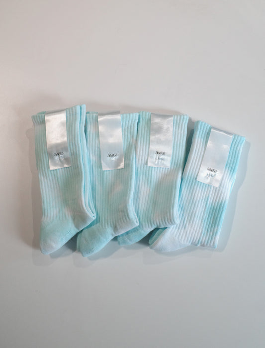 awasa Tube Socks Tie-Dye Mint