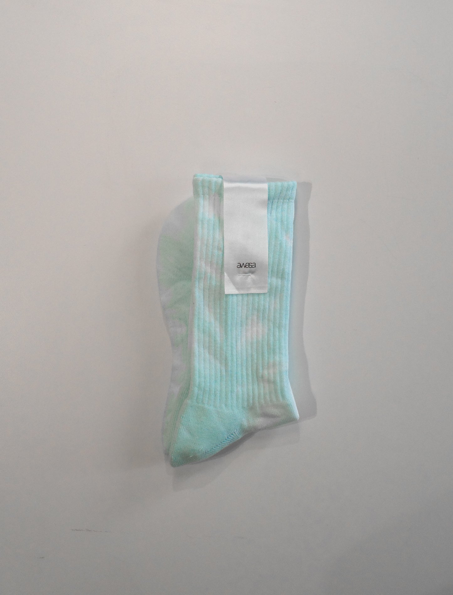 awasa Tube Socks Tie-Dye Mint