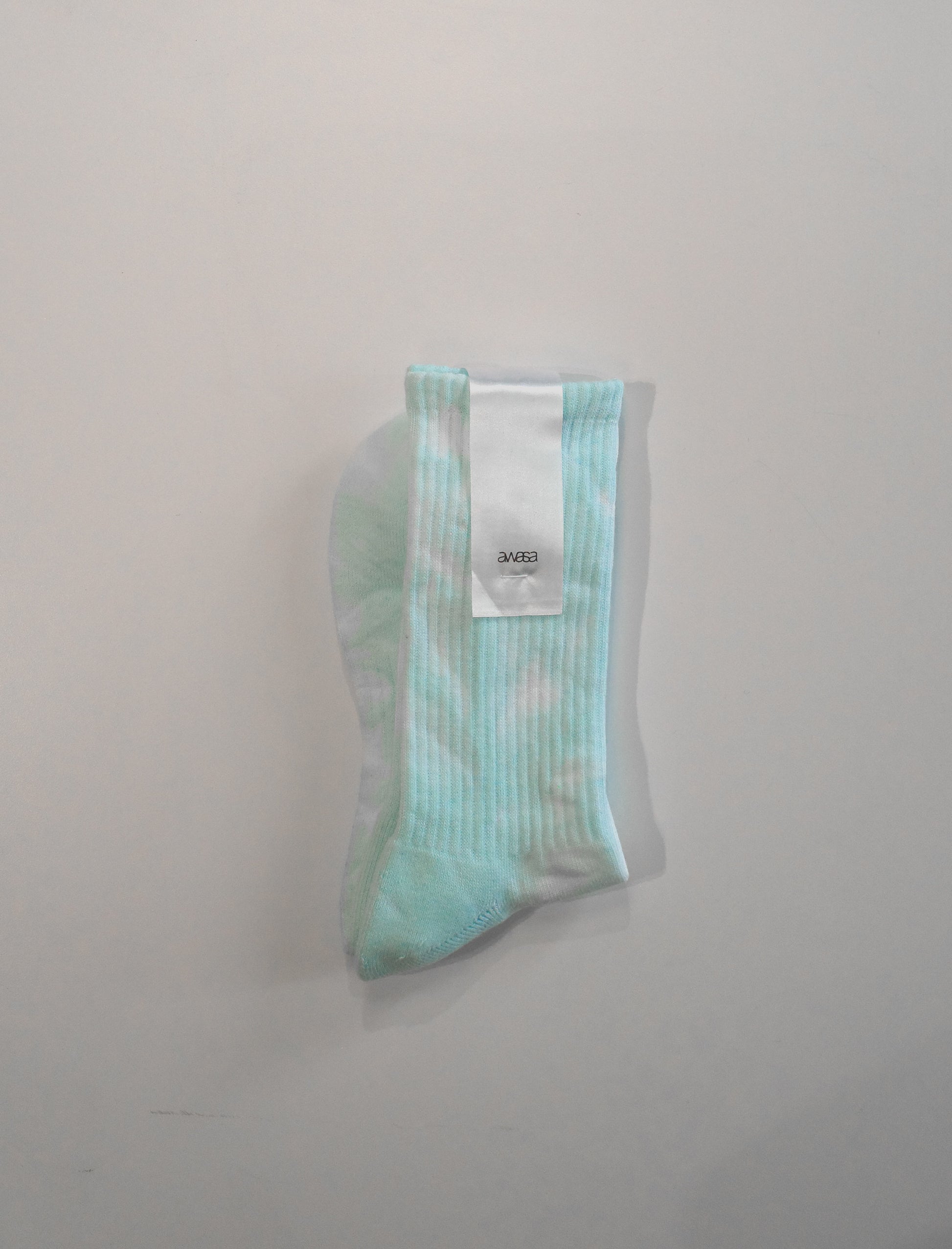 awasa Tube Socks Tie-Dye Mint