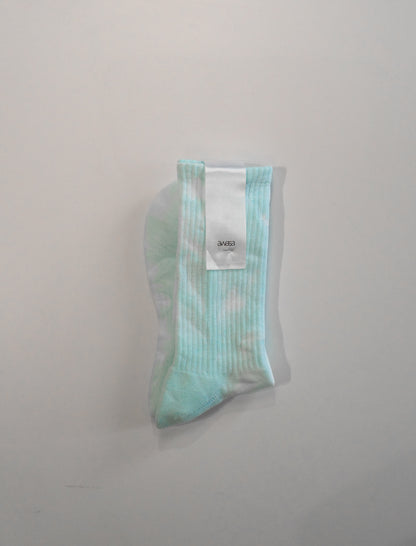 awasa Tube Socks Tie-Dye Mint