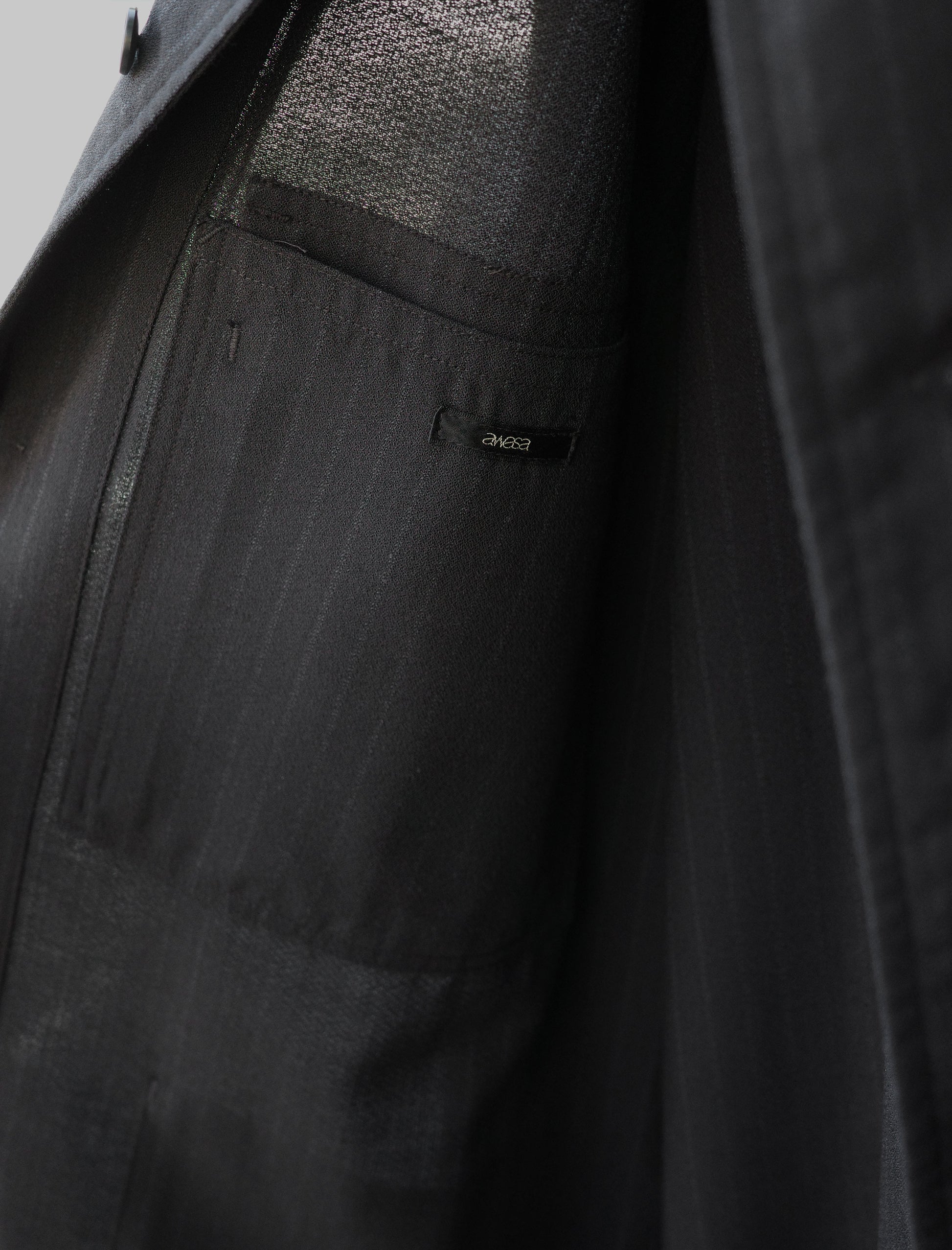 awasa Vintage Wool Amundsen Utility Shirt Jacket Stripe