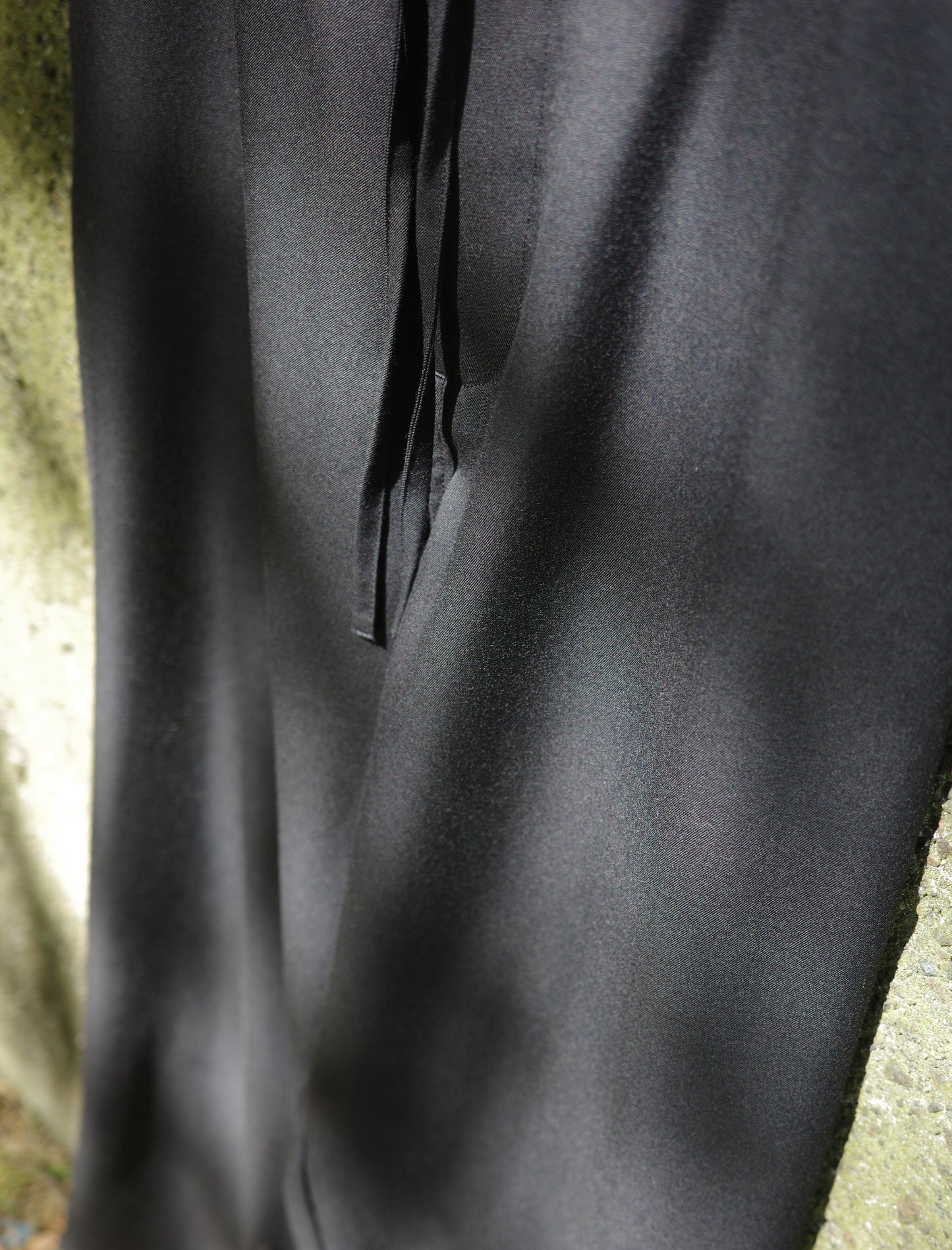 awasa Wool Gabardine "Day Off" Trousers - Navy