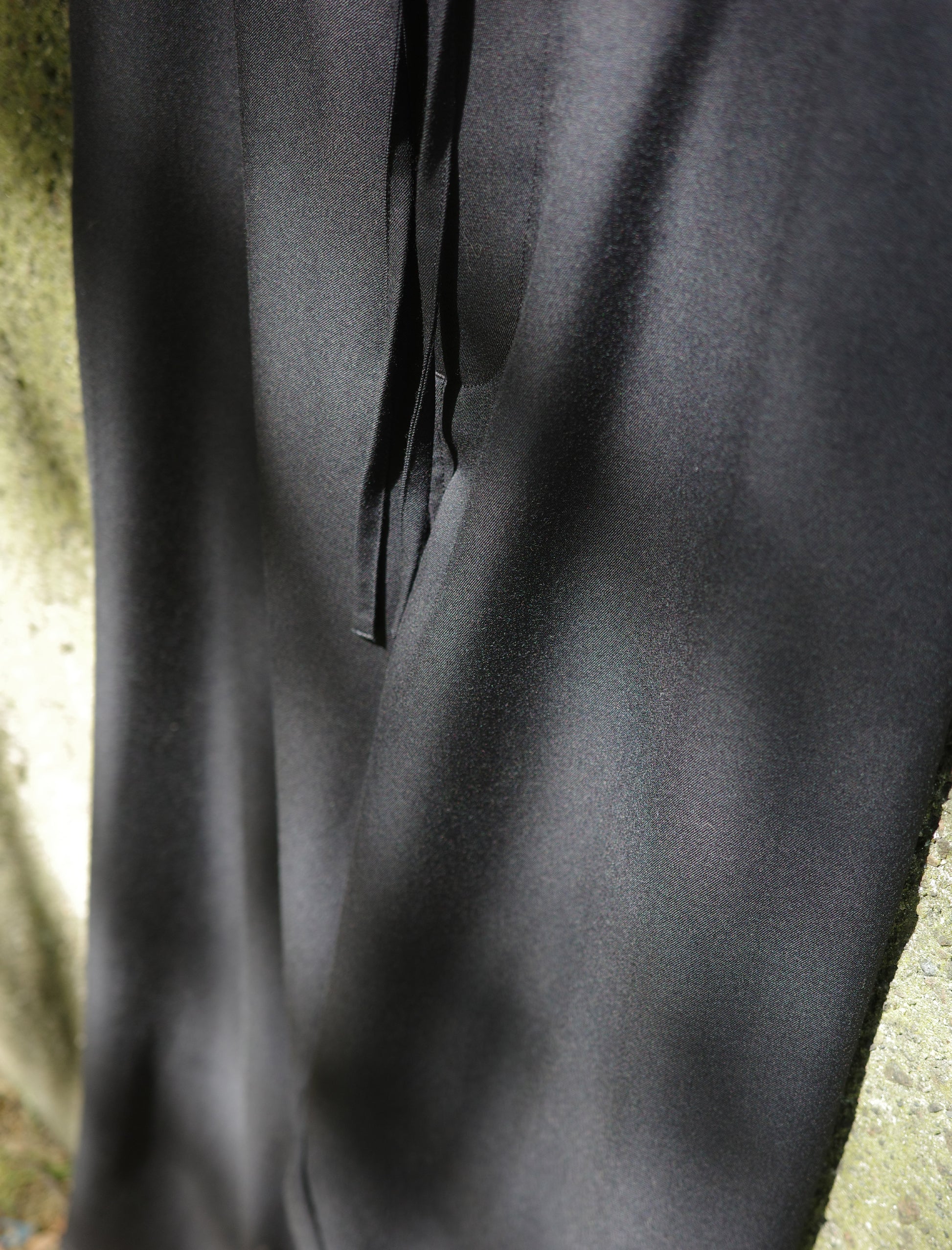 awasa Wool Gabardine "Day Off" Trousers - Navy