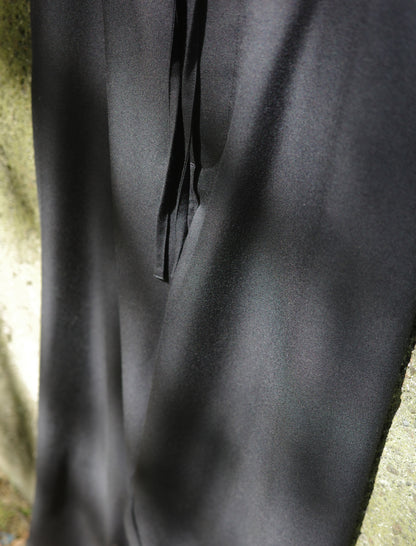 awasa Wool Gabardine "Day Off" Trousers - Navy