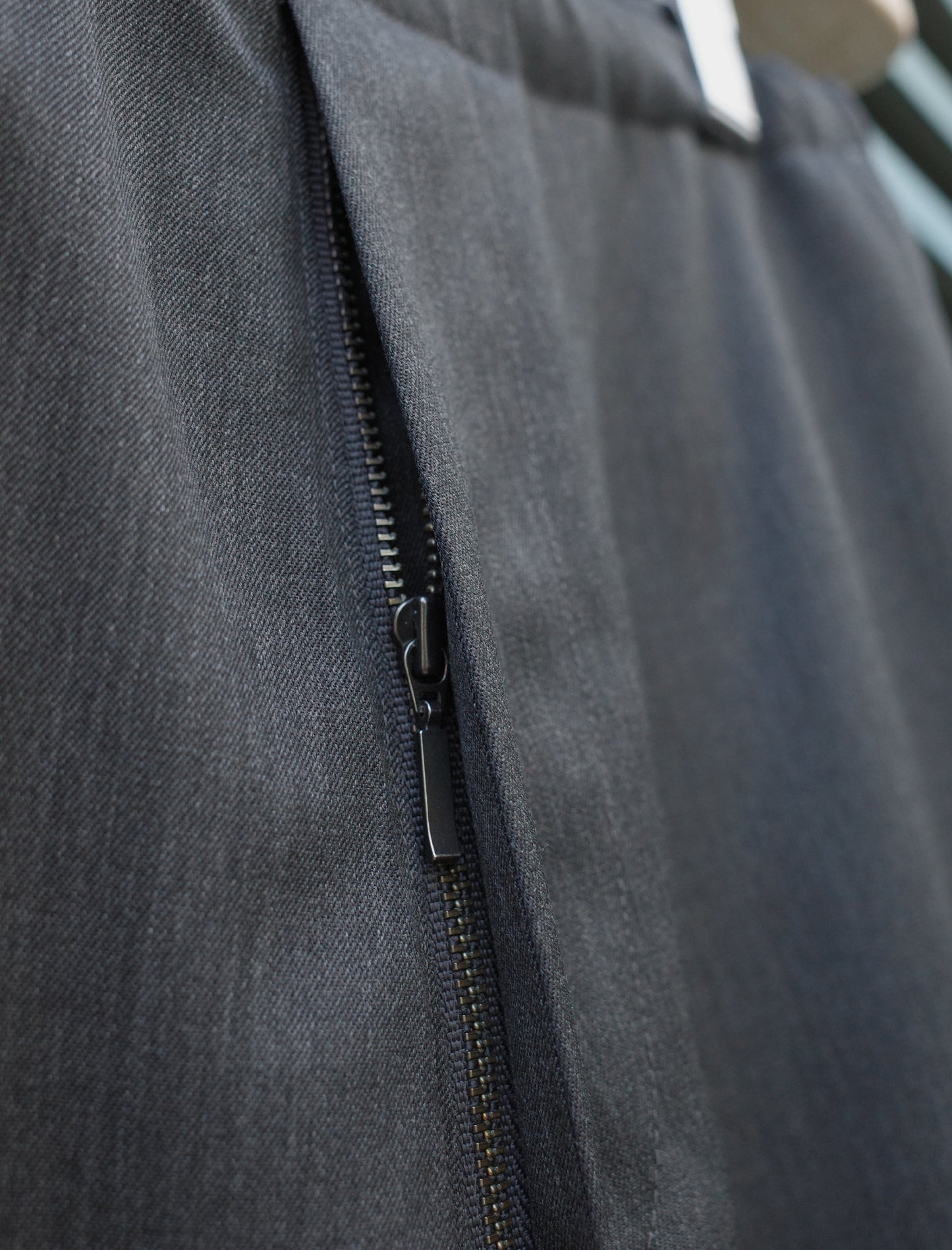 awasa Wool Gabardine Overpants Grey