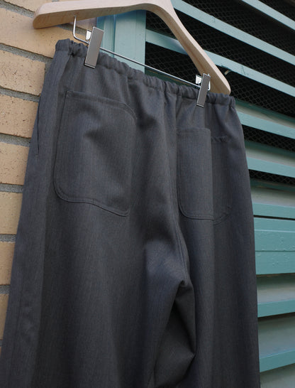 awasa Wool Gabardine Overpants Grey