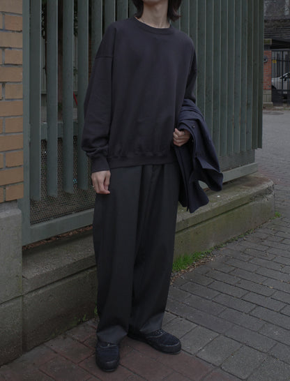 awasa Wool Gabardine Overpants Grey