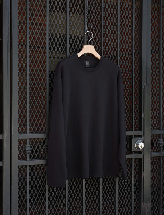 BATONER 32G Smooth Knit L/S T-Shirt - Black