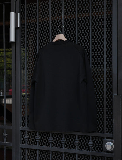 32G Smooth Wool Crewneck - Black