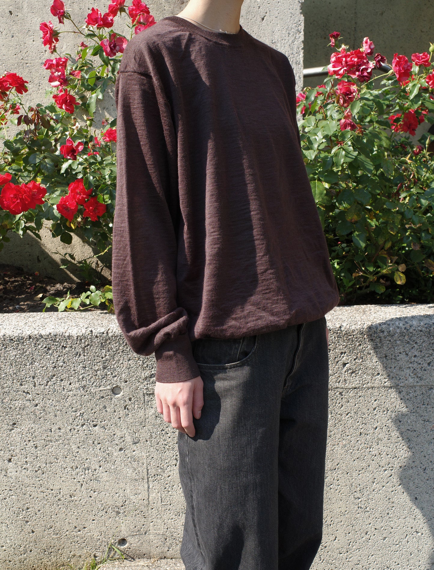 BATONER Choma Crewneck - Brown