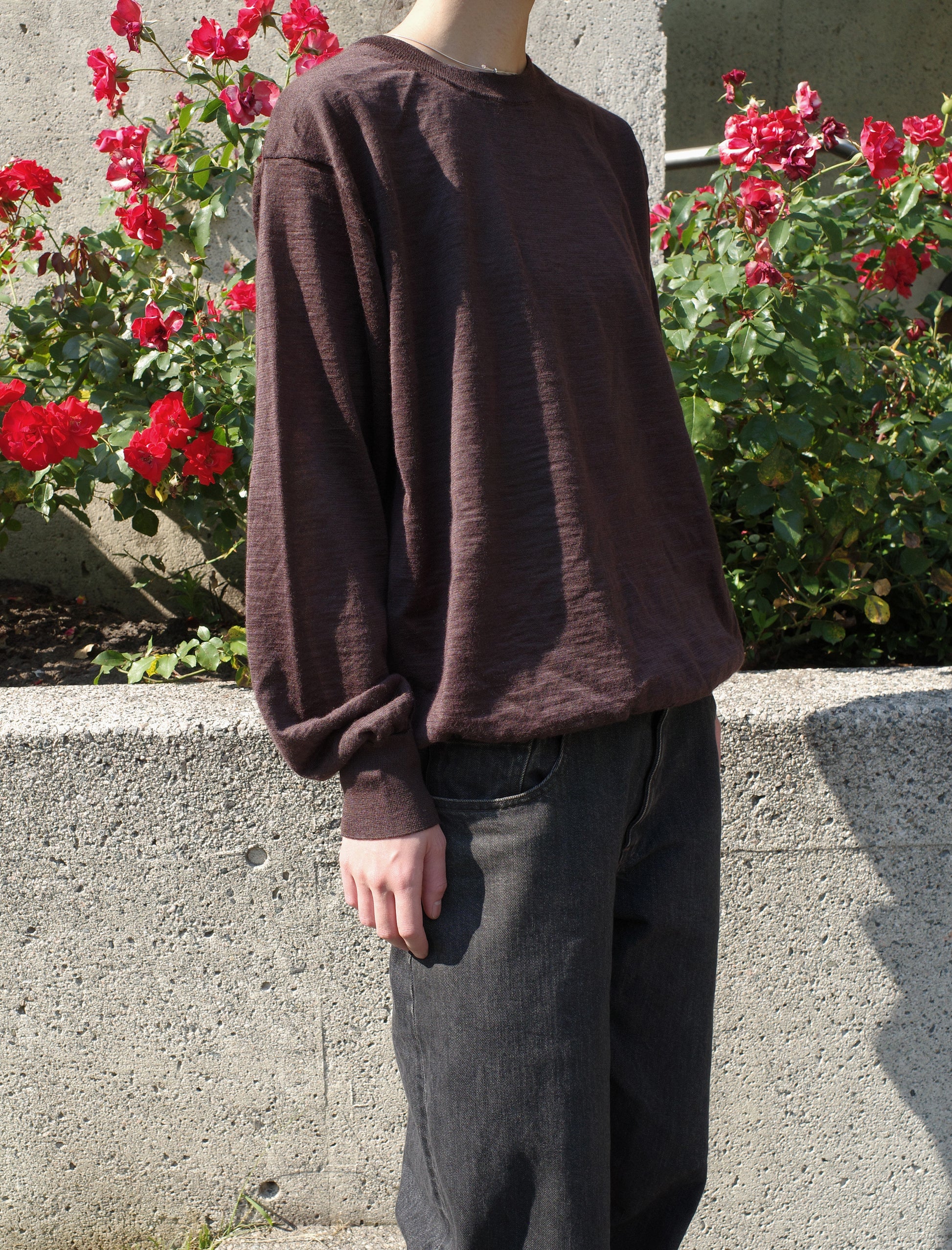 BATONER Choma Crewneck - Brown