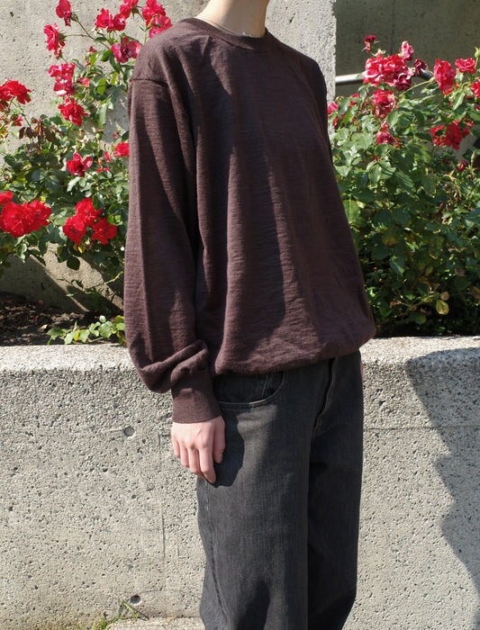 BATONER Choma Crewneck - Brown