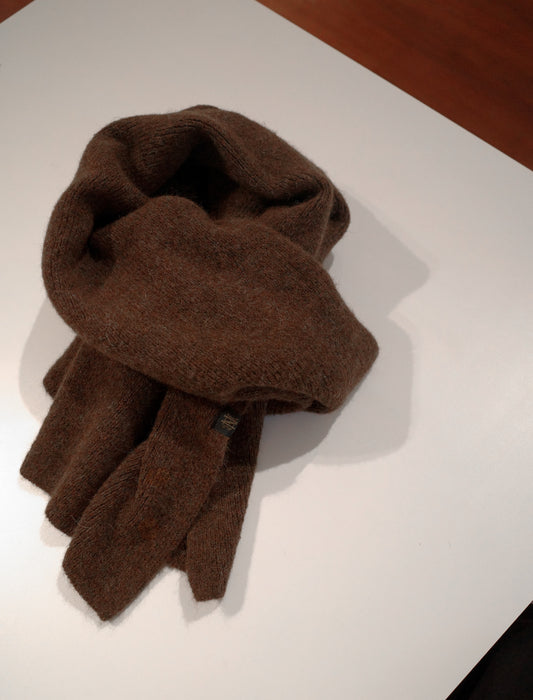 Batoner Fluffy Muffler Brown