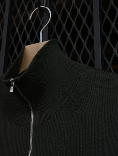 BATONER Hard Twist Wool Rib Drivers Knit - Forest