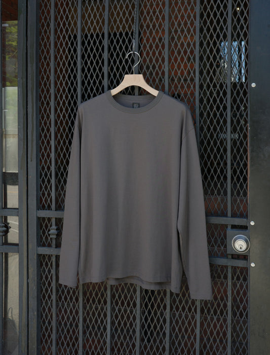 BATONER Innocent Cotton L/S T-Shirt Charcoal