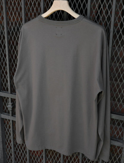 BATONER Innocent Cotton L/S T-Shirt Charcoal