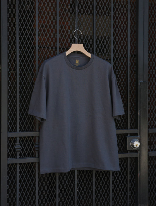 BATONER Men MERIYASU T-SHIRT HEAVY (PACK) Charcoal Navy