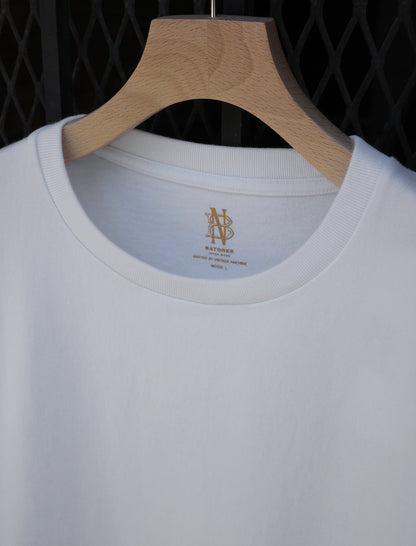 BATONER Men MERIYASU T-SHIRT HEAVY (PACK) White