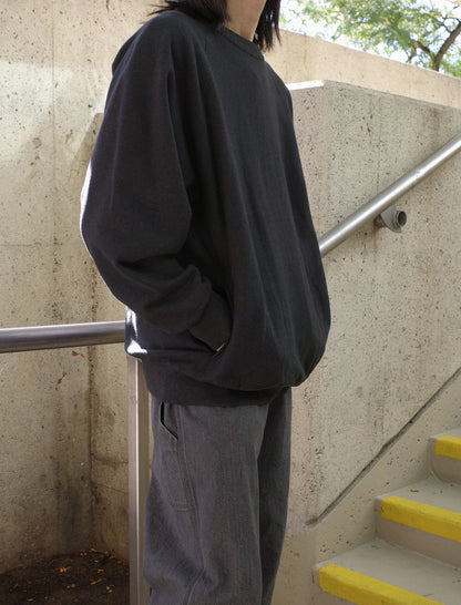 BATONER Jumberca Urake Crewneck - Melange Black