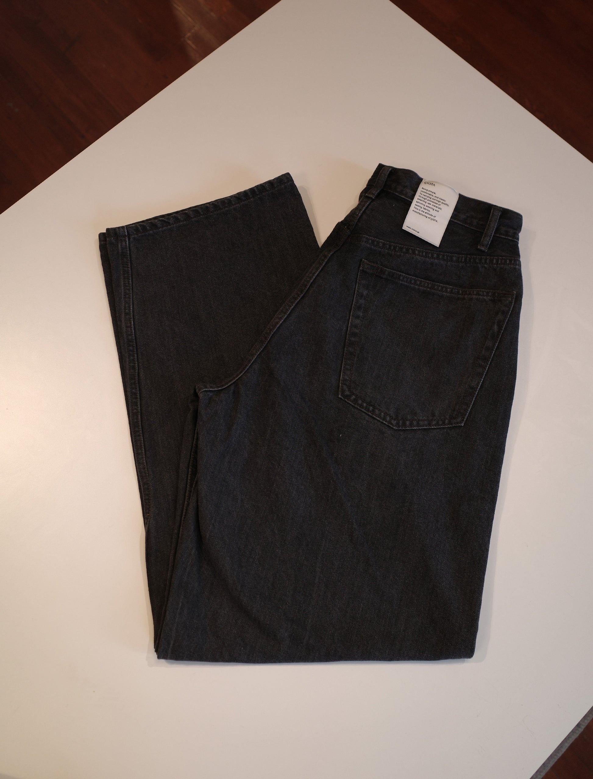 CIOTA Baggy 5 Pocket Pants - Medium Black