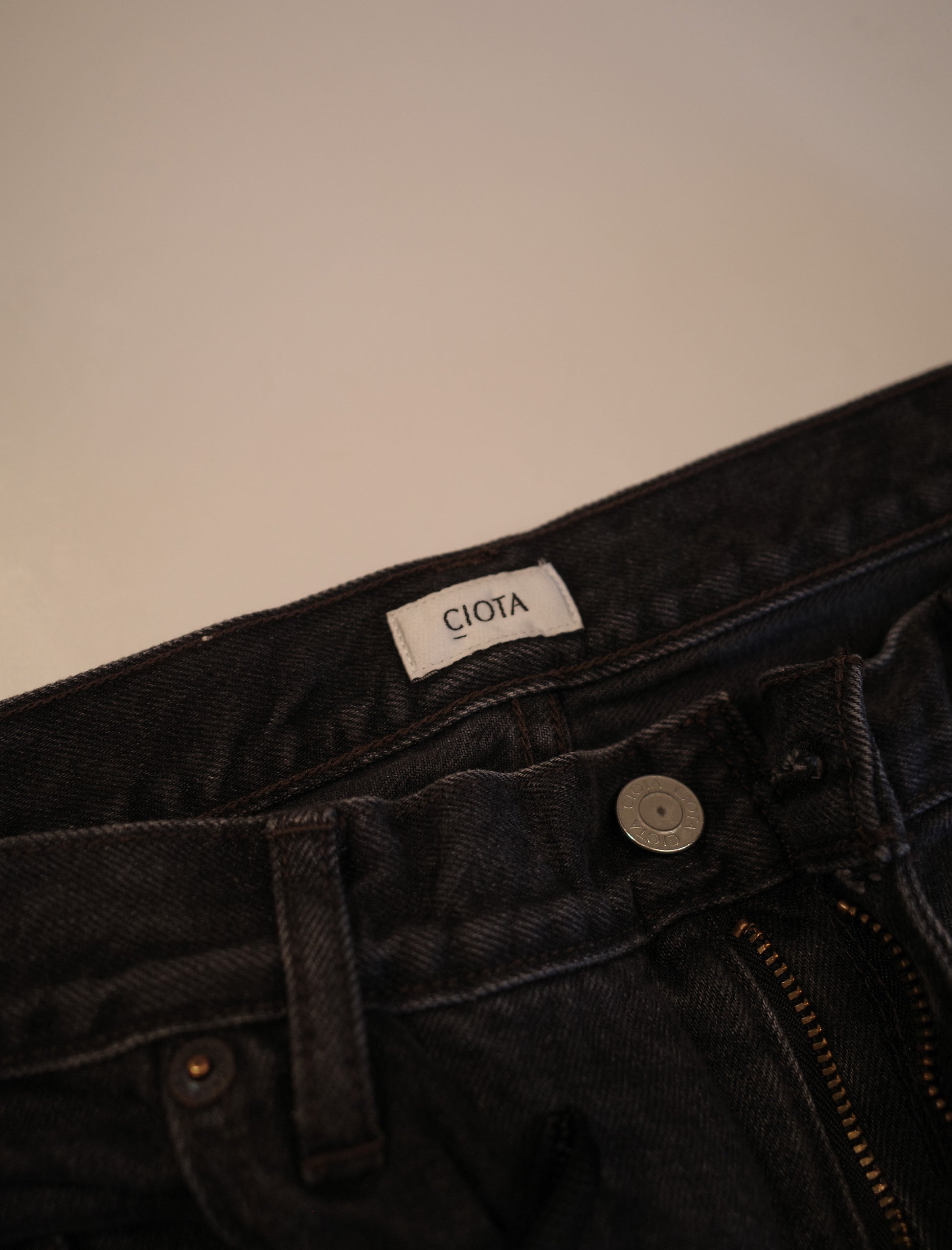 CIOTA Baggy 5 Pocket Pants - Medium Black