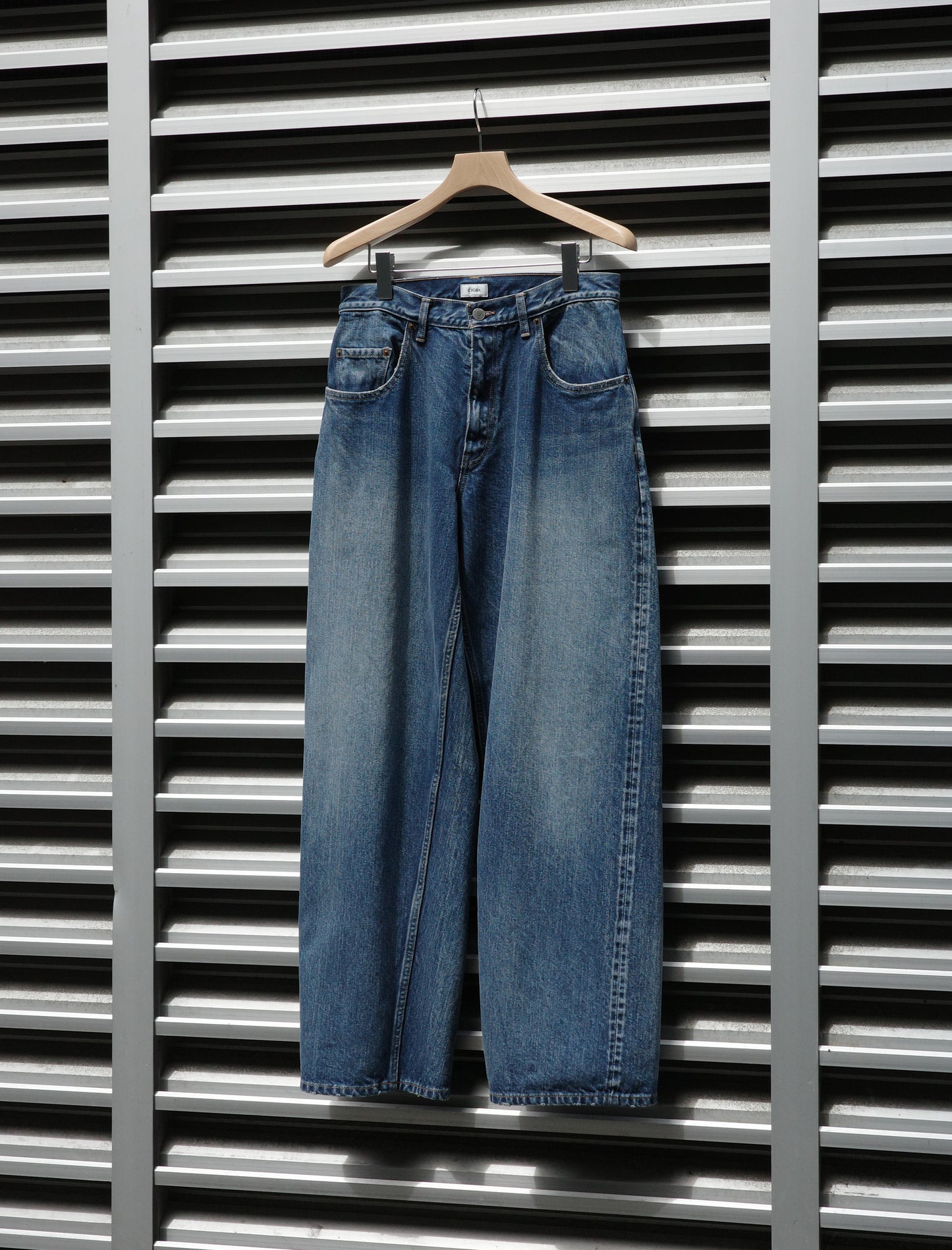 Baggy 5 Pocket Pants - Medium Dark Blue