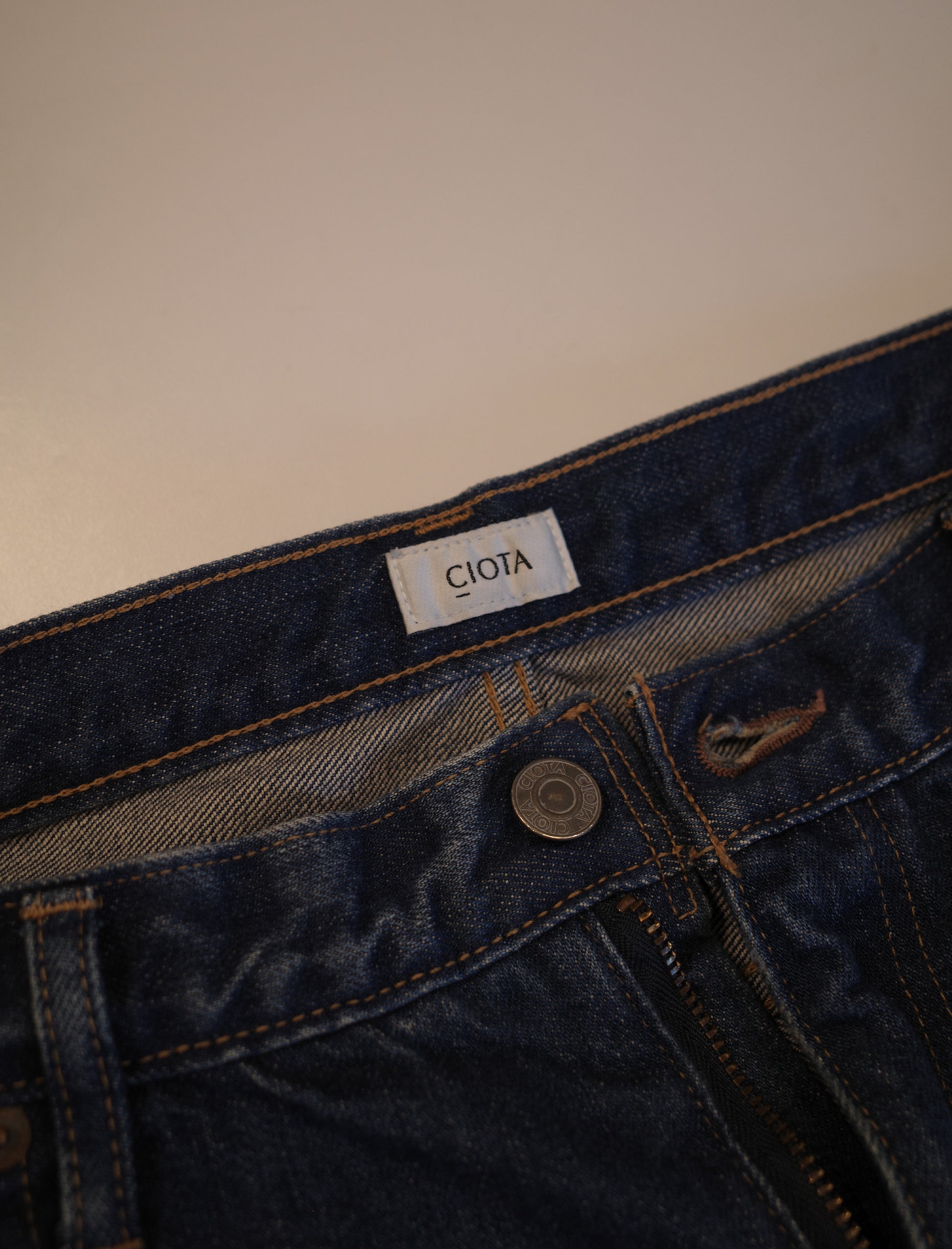 CIOTA Baggy 5 Pocket Pants - Medium Dark Blue