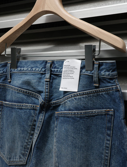 Baggy 5 Pocket Pants - Medium Dark Blue