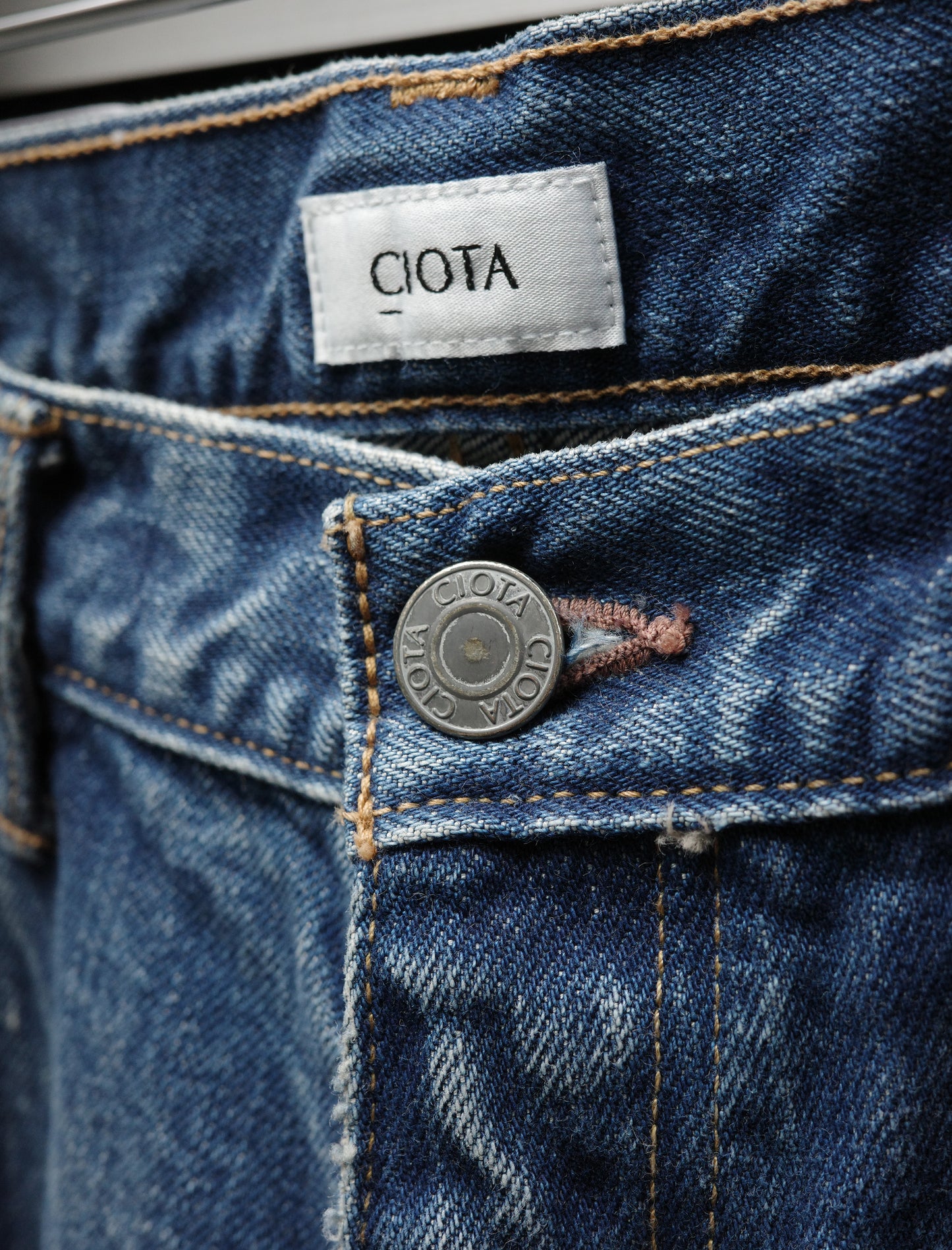 Baggy 5 Pocket Pants - Medium Dark Blue