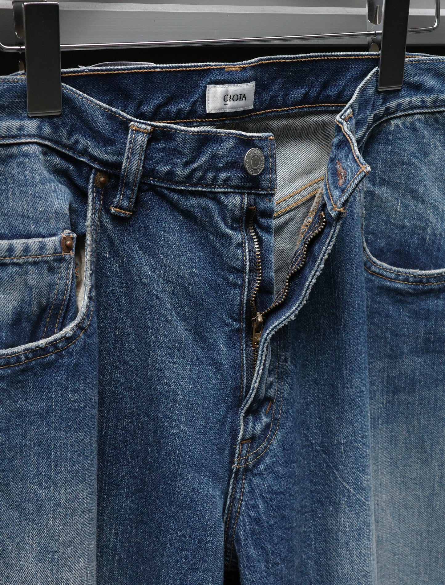 Baggy 5 Pocket Pants - Medium Dark Blue
