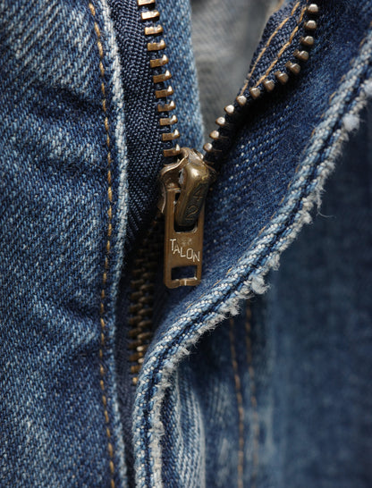 Baggy 5 Pocket Pants - Medium Dark Blue
