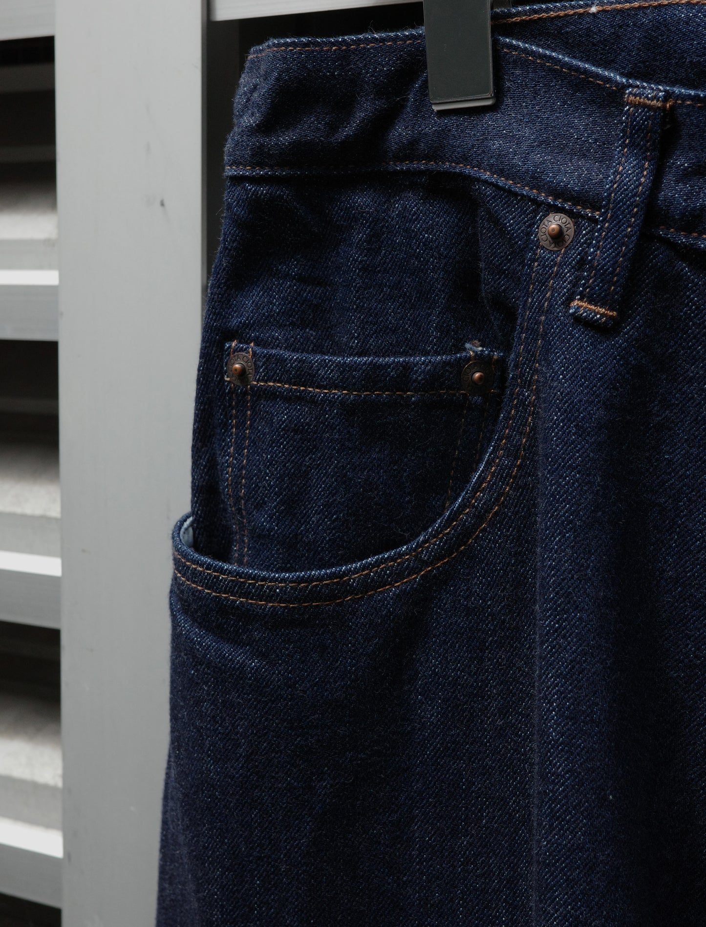 Baggy 5 Pocket Pants - Navy